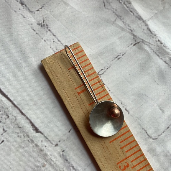 925 copper silver dangling earrings - Picture 7 of 10